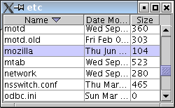 Java 1.4 Metal / Glazed Lists application