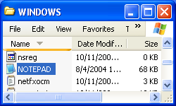 Windows XP / native application